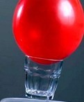 Expérience du ballon dans le verre