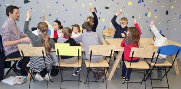 Atelier philo avec un groupe d'enfants